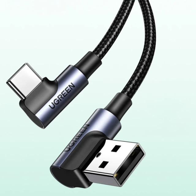 Кабель Ugreen USB-A to USB-C 3m Black (6957303878758)