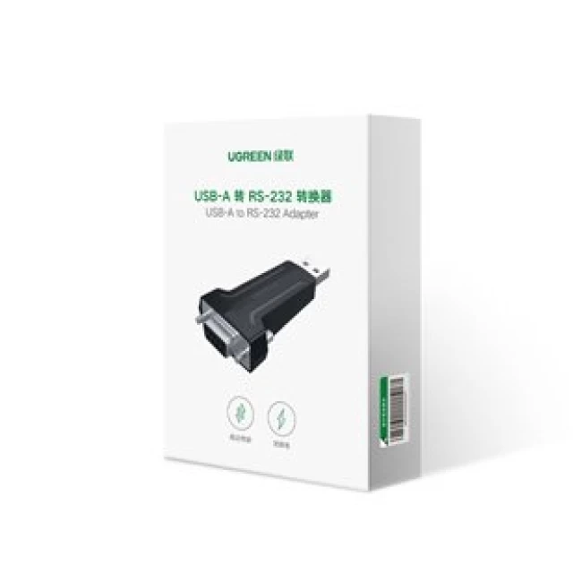 Адаптер Ugreen DB9 RS-232 to USB Black (UGR719BLK)