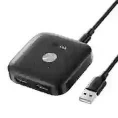 Переключатель Ugreen USB-A to 3x HDMI Black (6957303881260)