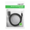 Кабель-удлинитель Ugreen Ethernet RJ45 (Male) to RJ45 (Female) 1000Mbps 1m Black (6957303882793)