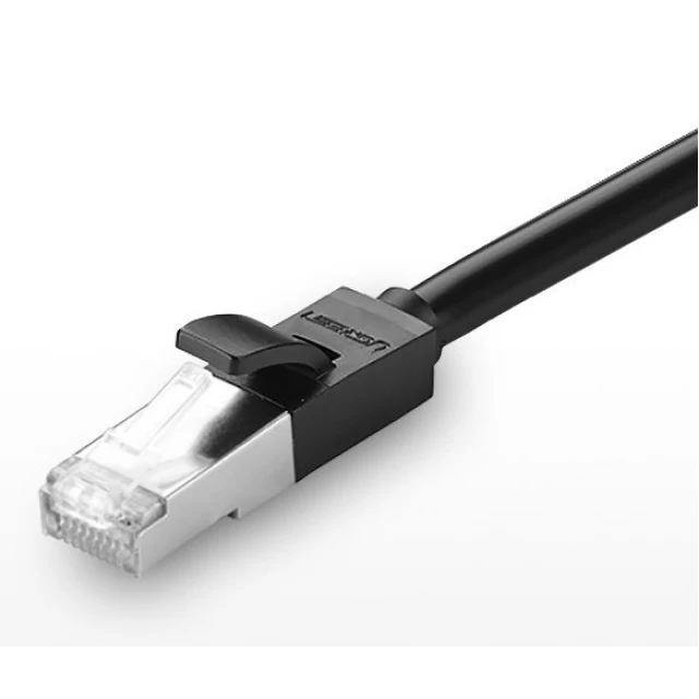 Кабель Ugreen Ethernet RJ45 Cat 6 FTP 1000Mbps 3m Black (UGR1356BLK)