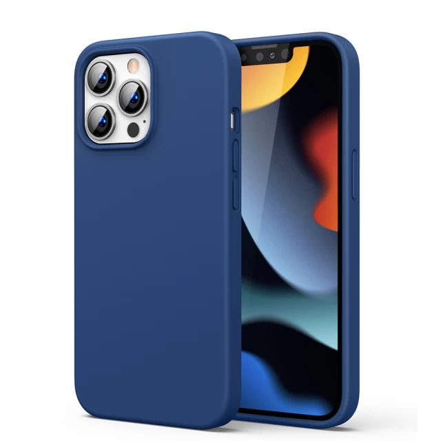 Чохол Ugreen Rubber Flexible Silicone для iPhone 13 Pro Max Blue (UGR1255BLU)