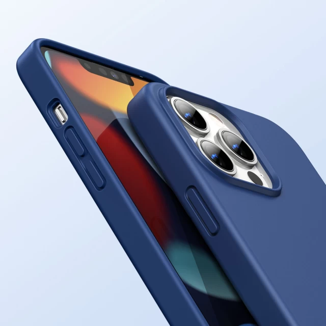 Чохол Ugreen Rubber Flexible Silicone для iPhone 13 Pro Max Blue (UGR1255BLU)