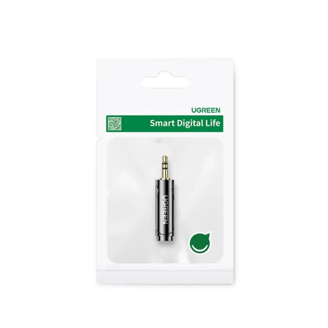 Адаптер Ugreen 6.5mm Jack to 3.5mm Mini Jack Black (UGR1270BLK)