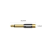 Штекер Ugreen 6.35mm Jack Adapter to RCA Gold (6957303887316)