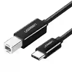 Кабель Ugreen US241 USB-C to USB-B 1m Black (80811-Ugreen)