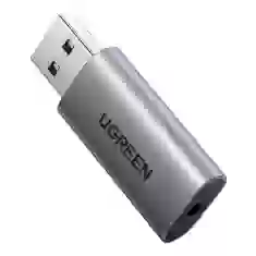 Адаптер Ugreen CM383 USB-A to AUX 3.5mm Mini Jack Grey (80864-Ugreen)