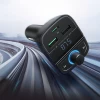 Автомобильное зарядное устройство Ugreen FM Transmitter 4.8 A MP3 car charger 2x USB-A/USB Type-C/TF/micro SD Black (UGR997BLK)