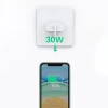 Мережевий зарядний пристрій Ugreen 30W USB-C with USB-C to USB-C Cable 2m White (90472)