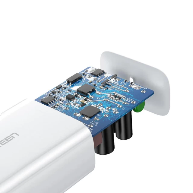 Мережевий зарядний пристрій Ugreen 30W USB-C with USB-C to USB-C Cable 2m White (90472)