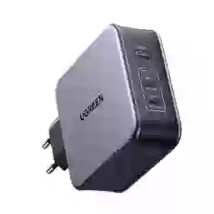 Мережевий зарядний пристрій Ugreen 140W 2xUSB-C | USB-A with USB-C to USB-C Cable 1.5m Grey (90549-ugreen)