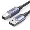 Кабель Ugreen USB Type-B Printer Cable to USB 2.0 480Mbps 5m Black (UGR1325BLK)