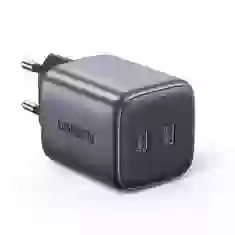 Мережевий зарядний пристрій Ugreen 45W 2xUSB-C Grey (90573-ugreen)