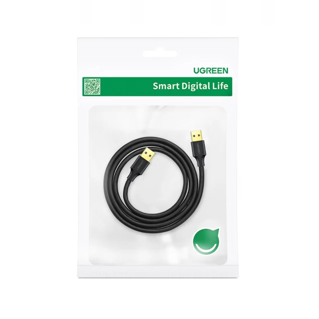 Кабель Ugreen USB-A Cable 3m Black (UGR1324BLK)