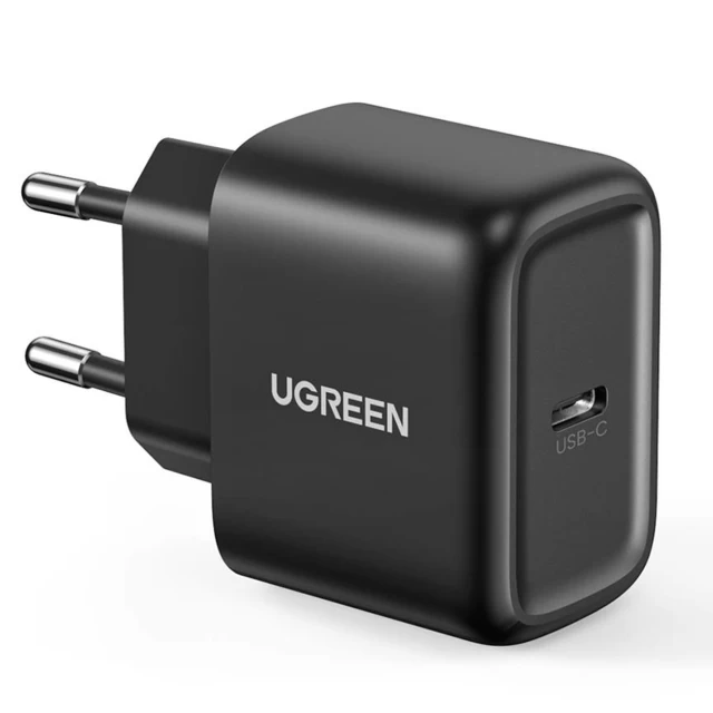 Мережевий зарядний пристрій Ugreen 25W USB-C Black (90610-ugreen)