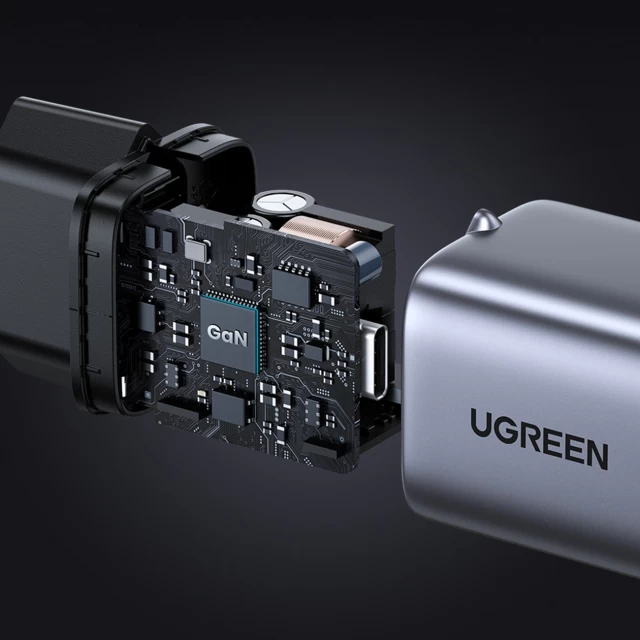 Мережевий зарядний пристрій Ugreen Nexode Mini 30W USB-C Grey (90666-ugreen)