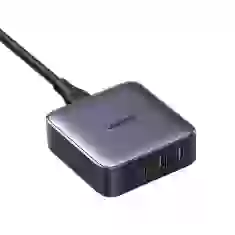 Мережевий подовжувач Ugreen GaN 2x USB-C/2x USB-A 65W 2m Black (6957303897476)