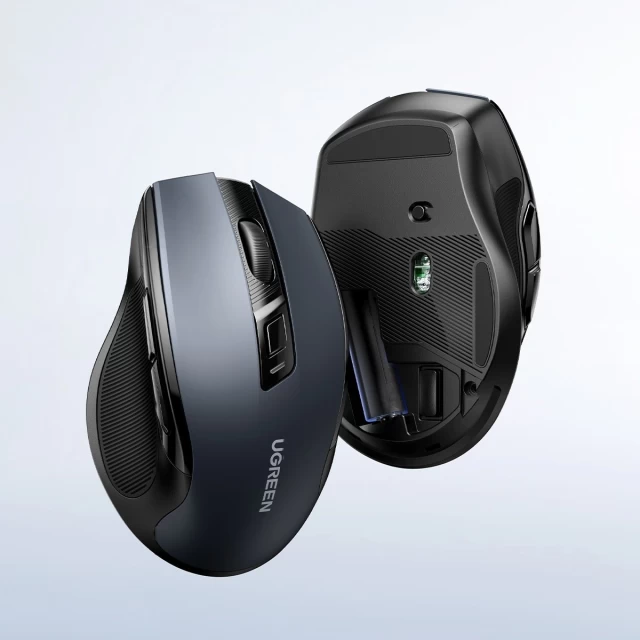 Беспроводная мышь Ugreen USB 2.4GHz Bluetooth 5.0 4000 DPI Black (6957303898558)