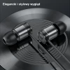 Навушники Usams EP-46 Stereo Earphones with USB-C cable 1.2m Red (HSEP4604)