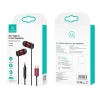 Наушники Usams EP-46 Stereo Earphones with USB-C cable 1.2m Red (HSEP4604)