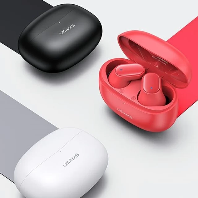 Бездротові навушники Usams BH Series TWS Bluetooth 5.1 Red (BHUBH03)