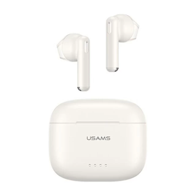 Бездротові навушники Usams US Series Dual Mic TWS Bluetooth 5.3 White (BHUUS02)