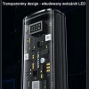 Портативное зарядное устройство Usams Powerbank 20W 9000mAh Dual-Port QC/PD/FC  Transparent White (10KCD18902)
