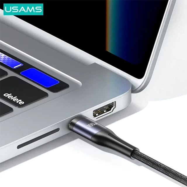 Кабель Usams US-SJ600 U83 PD | FC 3-in-1 USB-C to USB-C/Lightning/Micro-USB 100W 1.2m Black (SJ600USB01)