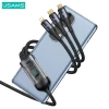 Кабель Usams US-SJ600 U83 PD | FC 3-in-1 USB-C to USB-C/Lightning/Micro-USB 100W 1.2m Black (SJ600USB01)