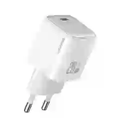 Мережевий зарядний пристрій Usams US-CC183 X-ron Series PD 20W USB-C White (CC183TC02)