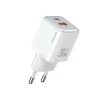 Мережевий зарядний пристрій Usams US-CC189 X-ron Series PD/FC/QC 30W USB-A | USB-C White (CC189TC02)
