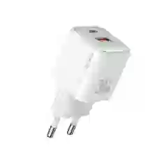 Сетевое зарядное устройство Usams US-CC189 X-ron Series PD/FC/QC 30W USB-A | USB-C White (CC189TC02)