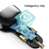 Автомобильное зарядное устройство Usams US-CC193 C37 PD/QC 60W USB-A | USB-C Black with Ligtning Cable (CC193CC01)