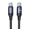 Портативное зарядное устройство Usams Powerbank Fast Charge 130W 80000mAh QC3.0/PD3.0/FC with USB-C to USB-C 100W 2m Cable Black (STXLOGTC01)