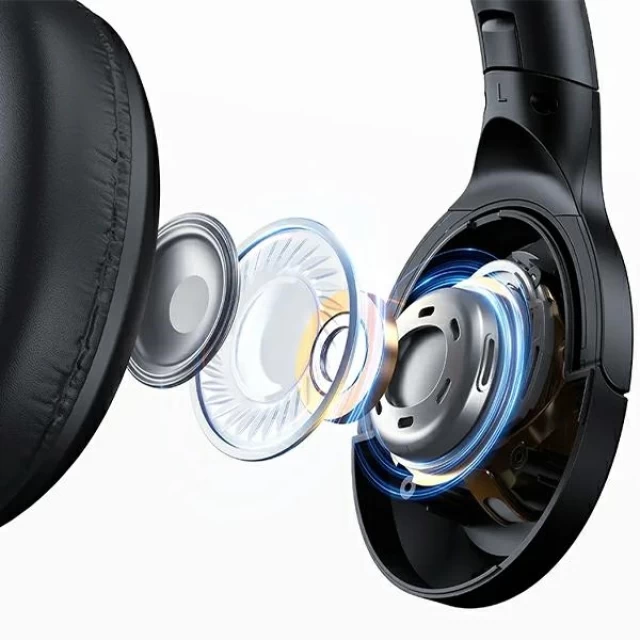 Бездротові навушники Usams YH Series Wireless Headphone Bluetooth 5.3 Black (TDLYEJYS01)