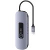 USB-хаб Usams SJ642 PD 100W 6-in1 USB-C to 2xUSB-A 3.0 | TF | SD | USB-C | HDMI Tarnish (SJ642HUB01)