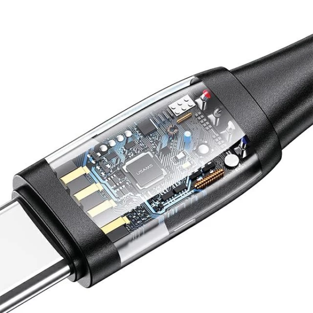 Кабель Usams US-SJ645 U85 PD | FC 6-in-1 USB-A/USB-C to USB-C/Lightning/Micro-USB 100W 1.2m Purple (SJ645USB02)
