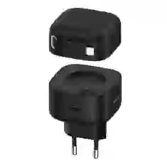 Сетевое зарядное устройство Usams US-CC209 GaN PD/QC 35W USB-C Black with Lightning Cable (CC209TC01)