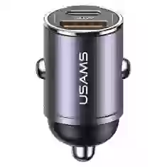 Автомобильное зарядное устройство Usams US-CC206 C38 PD/QC 30W USB-C | USB-A Tarnish (CC206CC01)