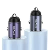 Автомобільний зарядний пристрій Usams US-CC206 C38 PD/QC 30W USB-C | USB-A Tarnish (CC206CC01)
