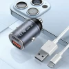Автомобильное зарядное устройство Usams US-CC206 C38 PD/QC 30W USB-C | USB-A Tarnish (CC206CC01)