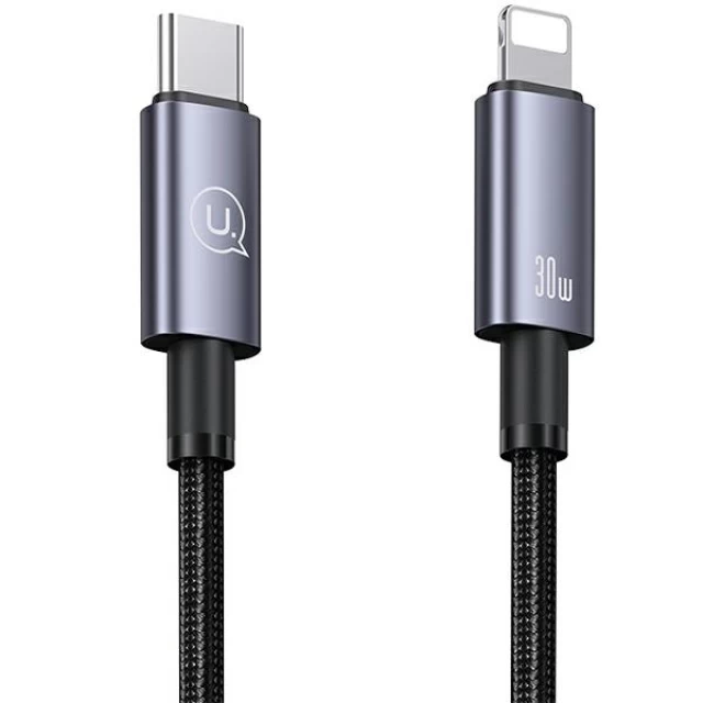 Кабель Usams US-SJ662 FC USB-C to Lightning 30W 1.2m Tarnish (SJ662USB01)