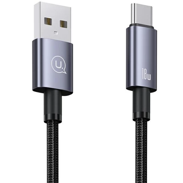 Кабель Usams US-SJ663 FC USB-A to USB-C 3A 1.2m Tarnish (SJ663USB01)