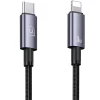 Кабель Usams US-SJ665 FC USB-C to Lightning 30W 2m Tarnish (SJ665USB01)