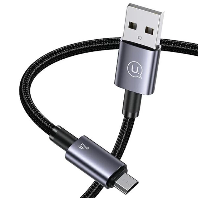 Кабель Usams US-SJ670 FC USB-A to Micro-USB 2A 2m Tarnish (SJ670USB01)
