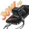Автомобільний зарядний пристрій Usams US-CC219 C41 PD/FC/QC 30W Black with USB-C/Lightning Cable (CC219CC01)