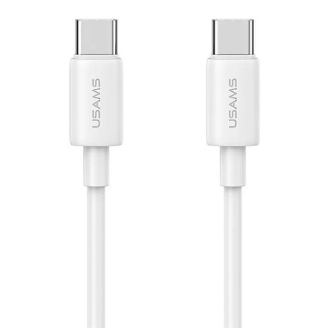 Мережевий зарядний пристрій Usams YD Series FC/PD 20W USB-C with USB-C to USB-C Cable White (OYXLTZ01)