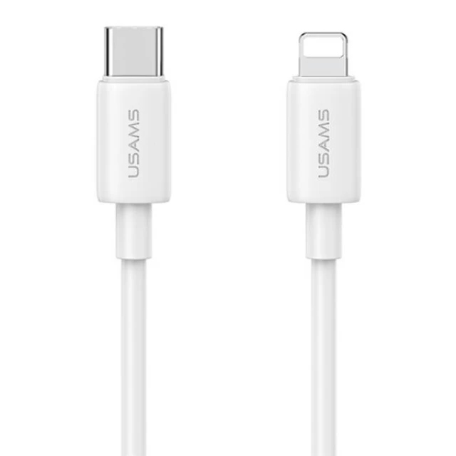 Мережевий зарядний пристрій Usams YD Series FC/PD 20W USB-C with Lightning to USB-C Cable White (OYXLTZ02)