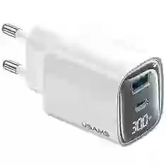 Сетевое зарядное устройство Usams XC Series FC 30W USB-C | USB-A White (CC229TC02)