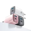 Мережевий зарядний пристрій Usams XC Series FC 30W USB-C | USB-A Pink (CC229TC03)